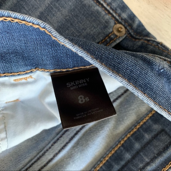 EXPRESS | Skinny Mid Rise Jeans - Picture 5 of 9